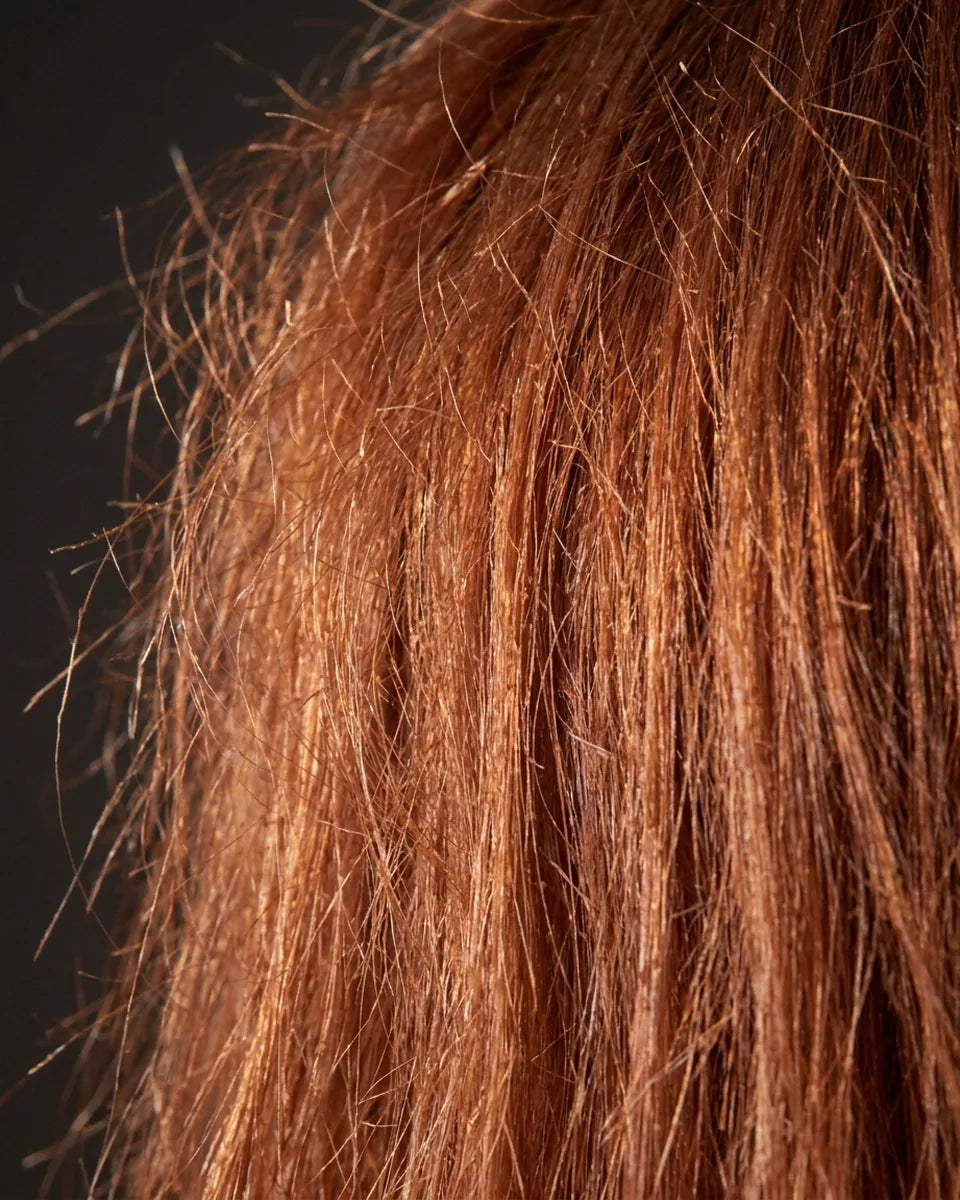Cabello liso antes de usar Climaplex: seco y encrespado